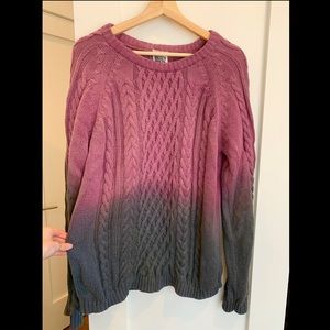 Vintage Ragged Priest Oversized Cableknit Sweater original MSRP $328